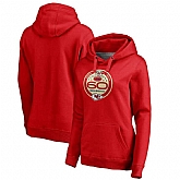 Women's Kansas City Chiefs NFL Pro Line by Fanatics Branded 60th Season Logo Pullover Hoodie Red,baseball caps,new era cap wholesale,wholesale hats